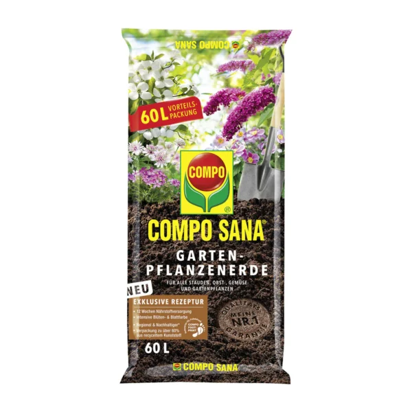 Compo Sana Gartenpflanzerde 60l